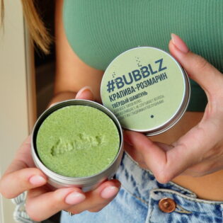 Твердый шампунь «Крапива и розмарин»