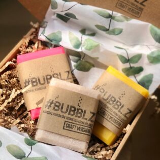 Подарочный набор мыла ручной работы от #BUBBLZ (3 шт.)